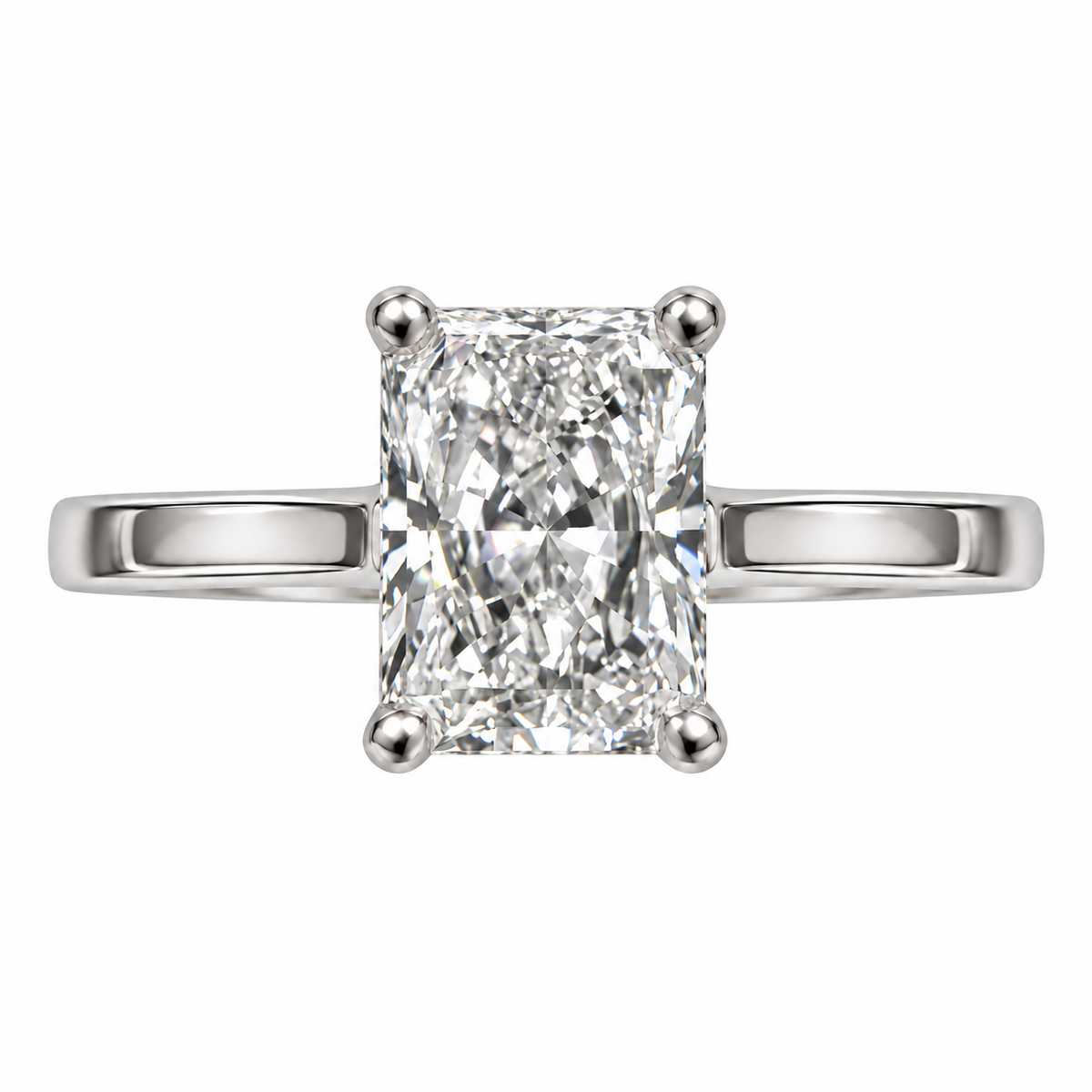 1.25 Carat Radiant Cut Lab Grown Diamond Ring