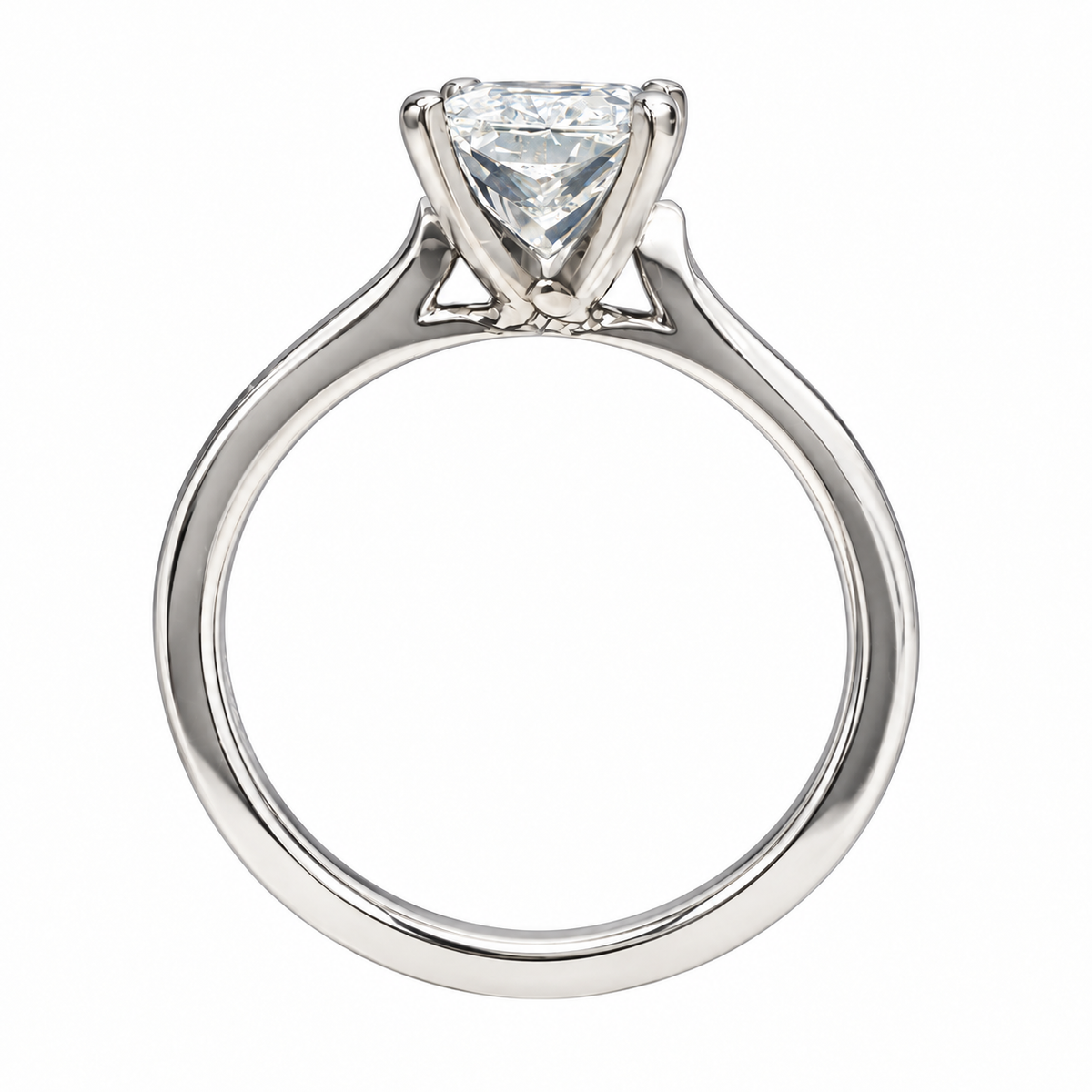 1.25 Carat Radiant Cut Lab Grown Diamond Ring