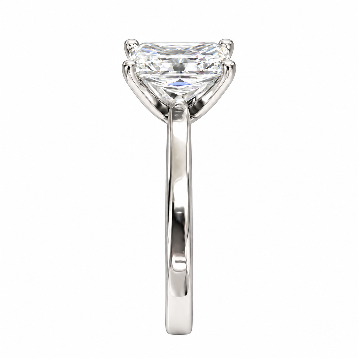 1.25 Carat Radiant Cut Lab Grown Diamond Ring