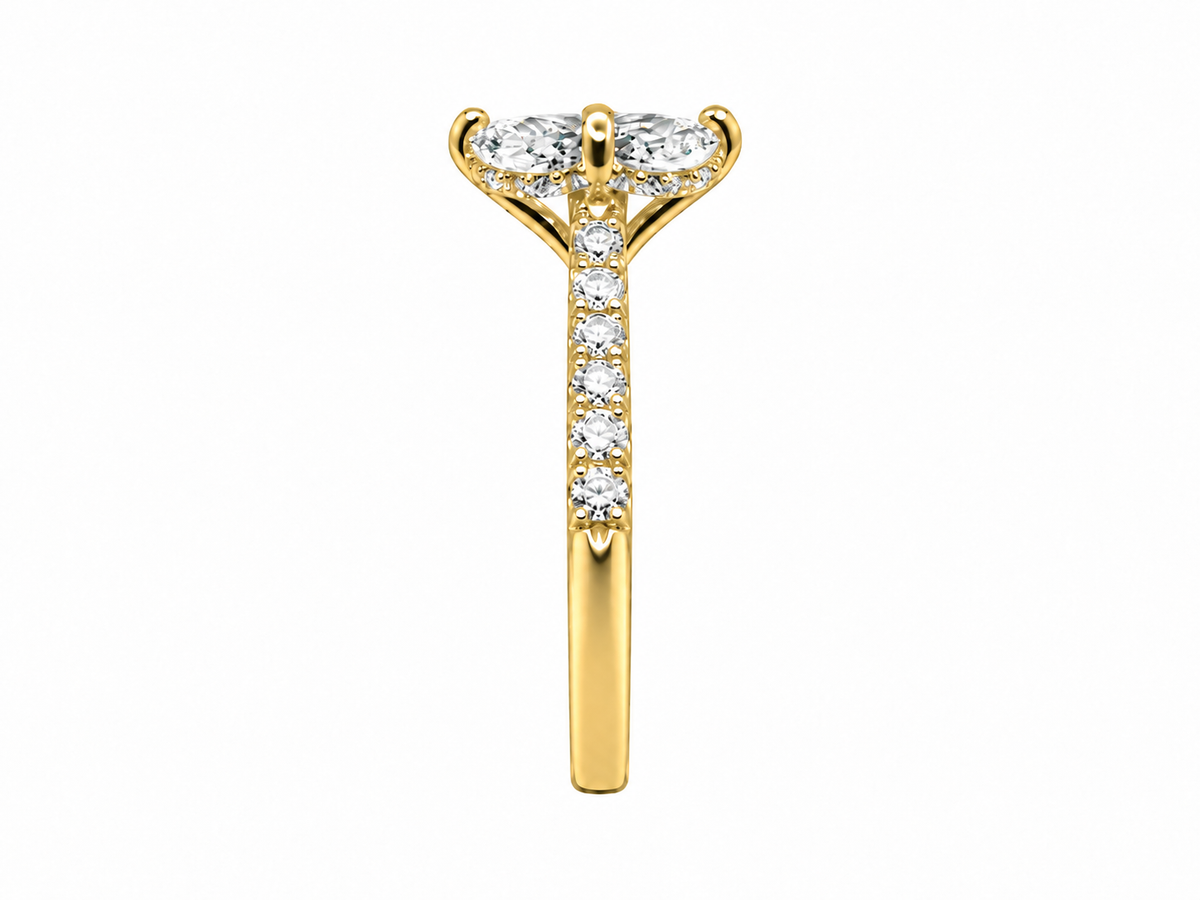 1.25 Carat Marquise Cut Lab Grown Diamond Ring