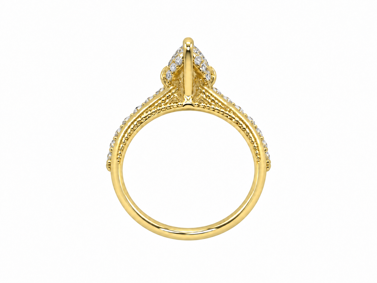 1.25 Carat Marquise Cut Lab Grown Diamond Ring