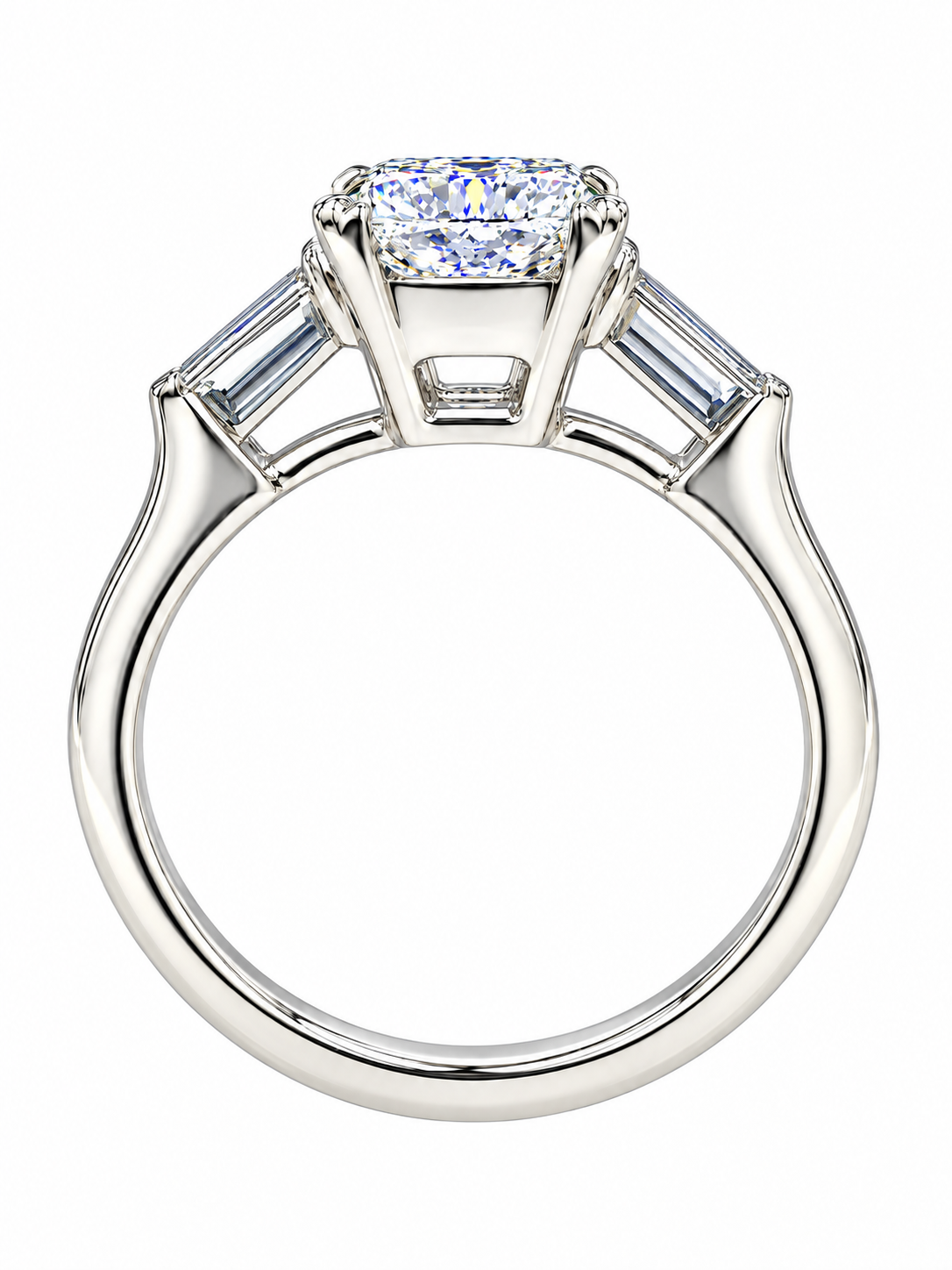 2 Carat Cushion Cut Lab Grown Diamond Ring