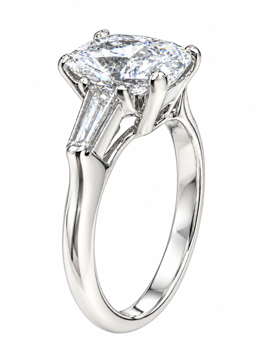 2 Carat Cushion Cut Lab Grown Diamond Ring