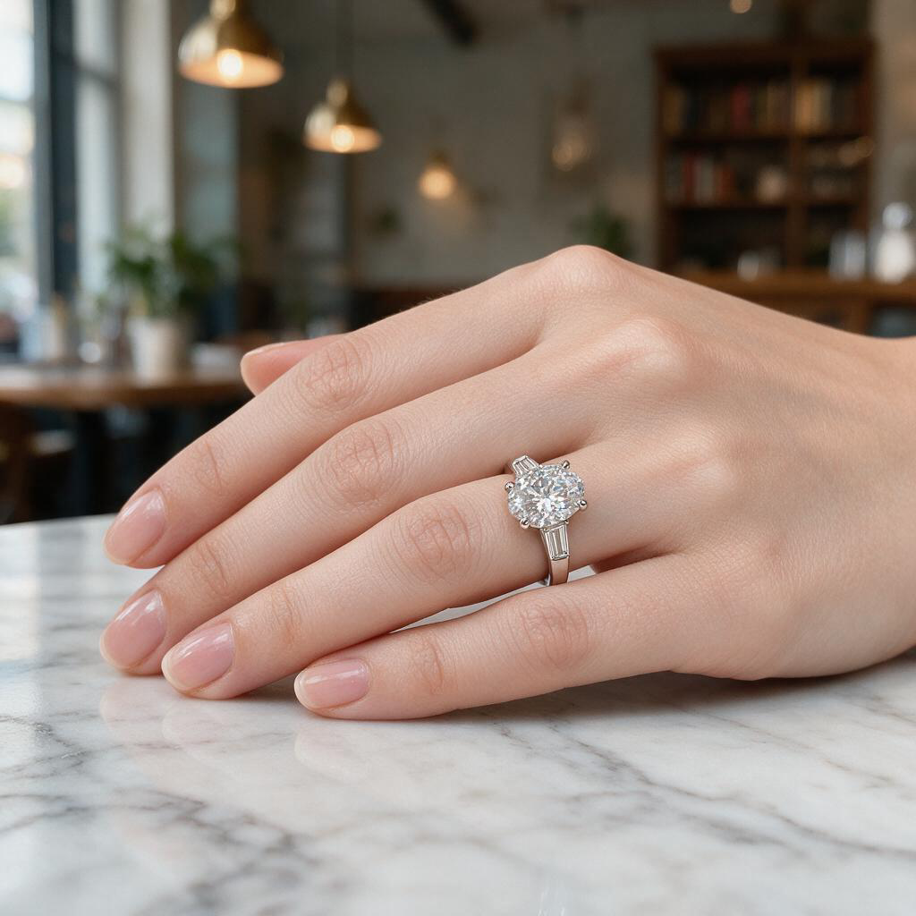 2 Carat Cushion Cut Lab Grown Diamond Ring