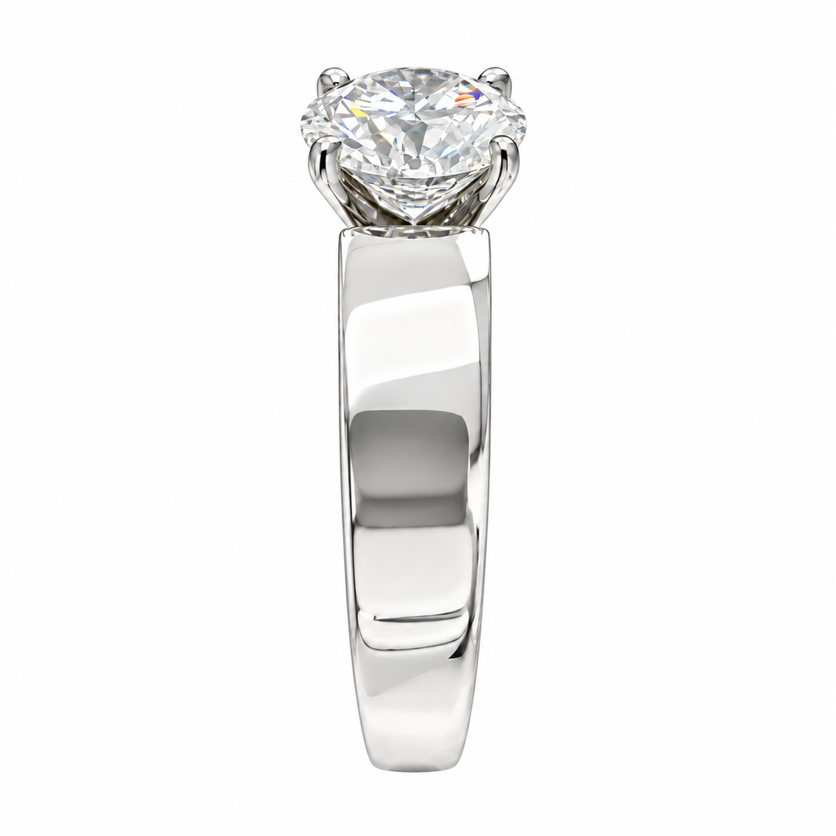 2 Carat Platinum 950 Solitare Lab Grown Diamond Ring