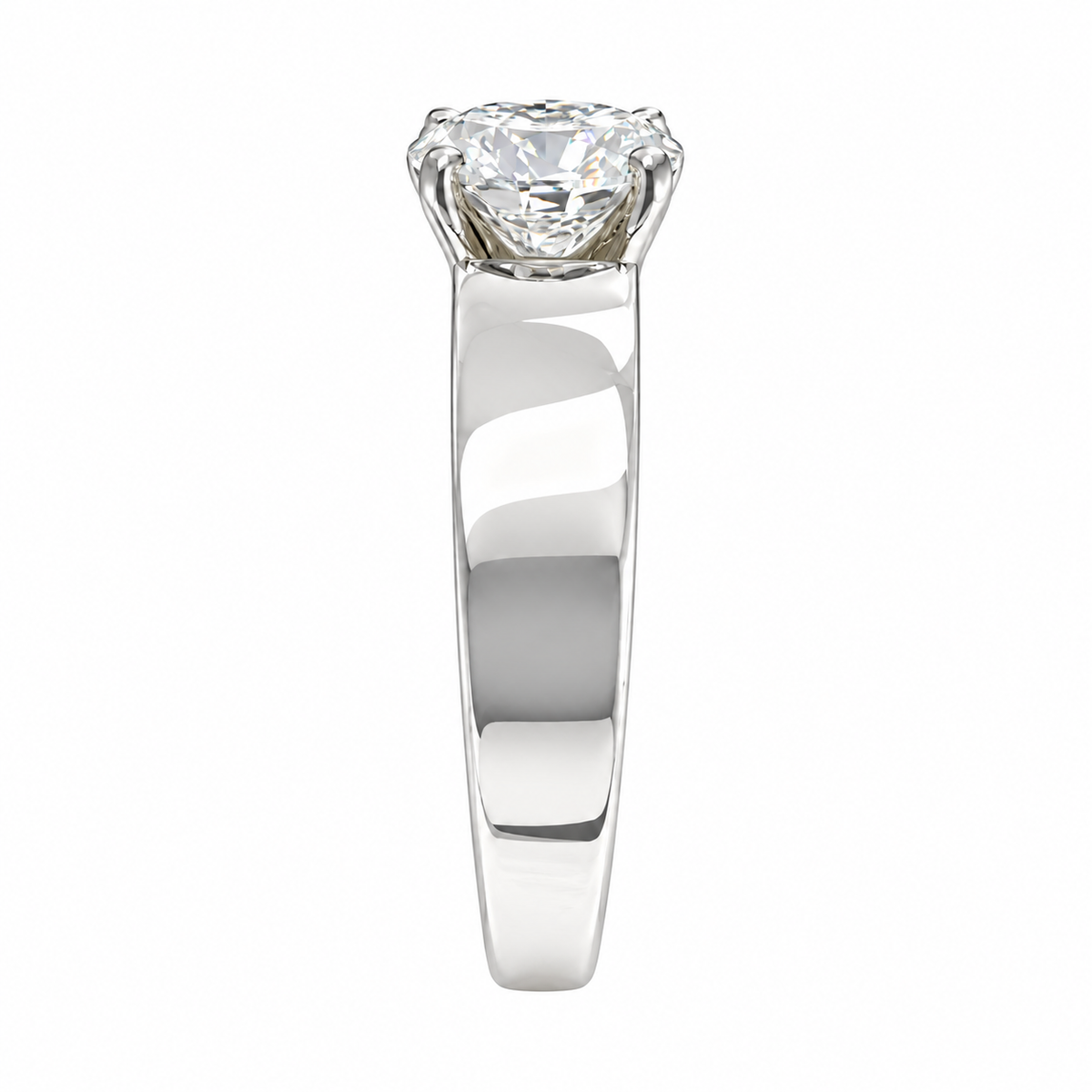 2 Carat Platinum 950 Solitare Lab Grown Diamond Ring